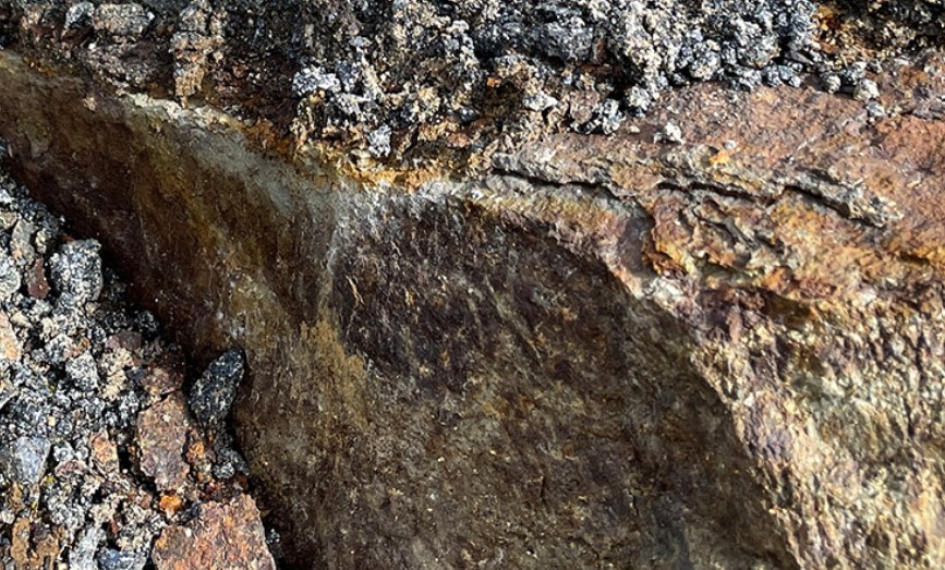 First Phosphate Igneous Anorthosite Rock Sample